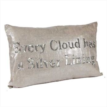 Cloud Silver Cushion