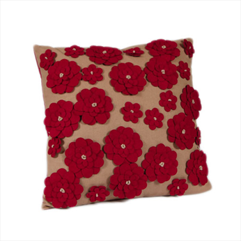 Roshni Scarlet Cushion