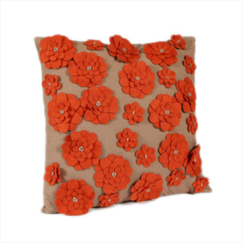 Roshni Tangerine Cushion
