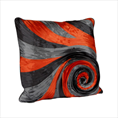 Swirl Tangerine Cushion
