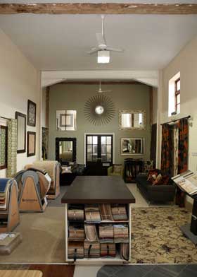 Carpet showroom